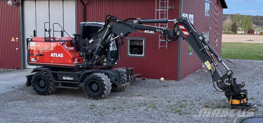 Atlas 160 W ホイール式油圧ショベル（パワーショベル・ユンボ・バックホー）