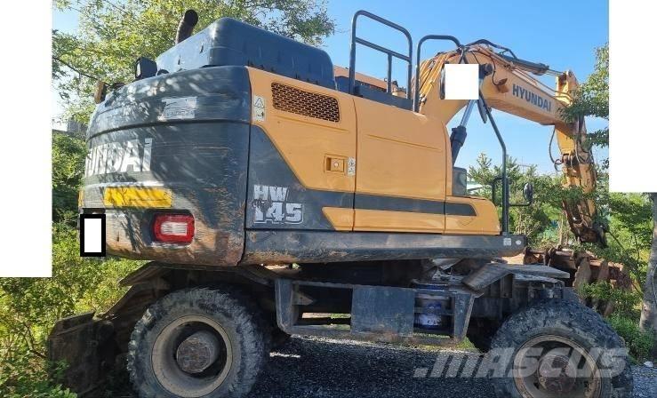 Hyundai HW145 ホイール式油圧ショベル（パワーショベル・ユンボ・バックホー）