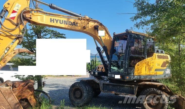 Hyundai HW145 ホイール式油圧ショベル（パワーショベル・ユンボ・バックホー）