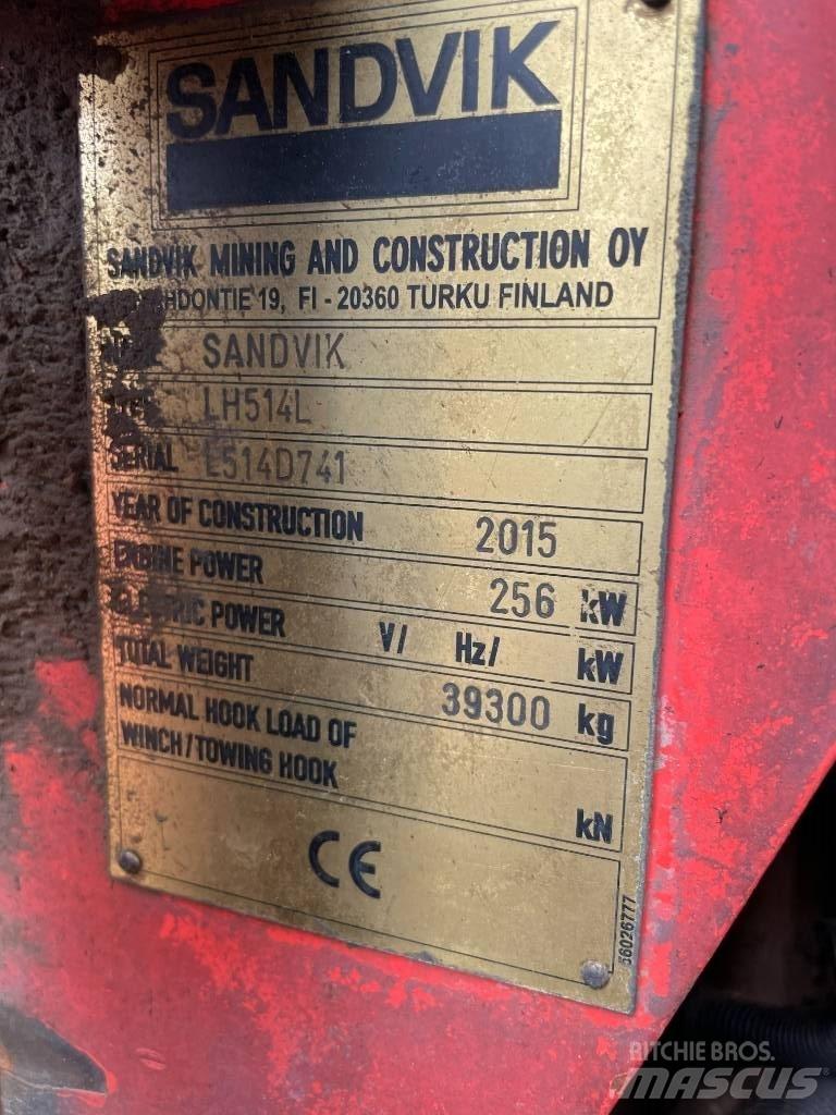 Sandvik LH 514 地下ローダー