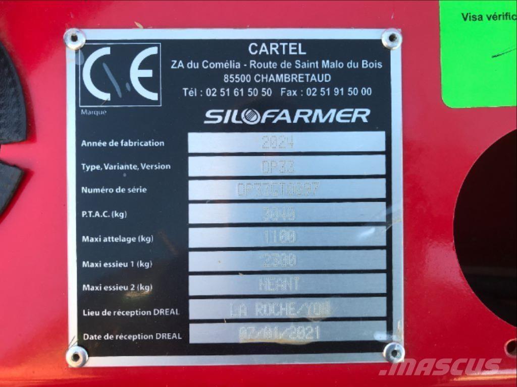 Silofarmer 280 ベールシュレッダー、カッター、アンローラー