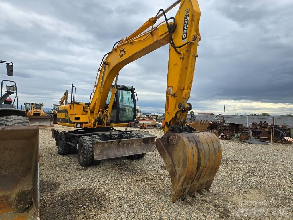 JCB JS 160 W ホイール式油圧ショベル（パワーショベル・ユンボ・バックホー）