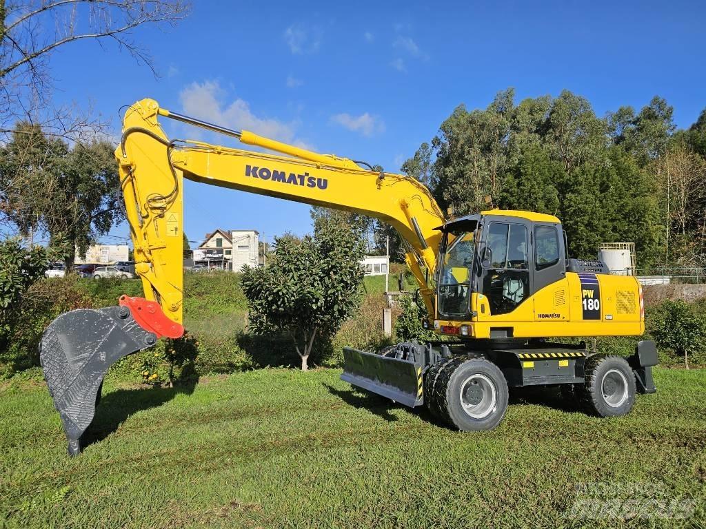 Komatsu PW 180-7 ホイール式油圧ショベル（パワーショベル・ユンボ・バックホー）