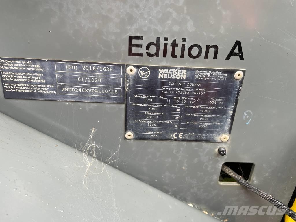 Wacker Neuson DV 90 サイト　ダンプ