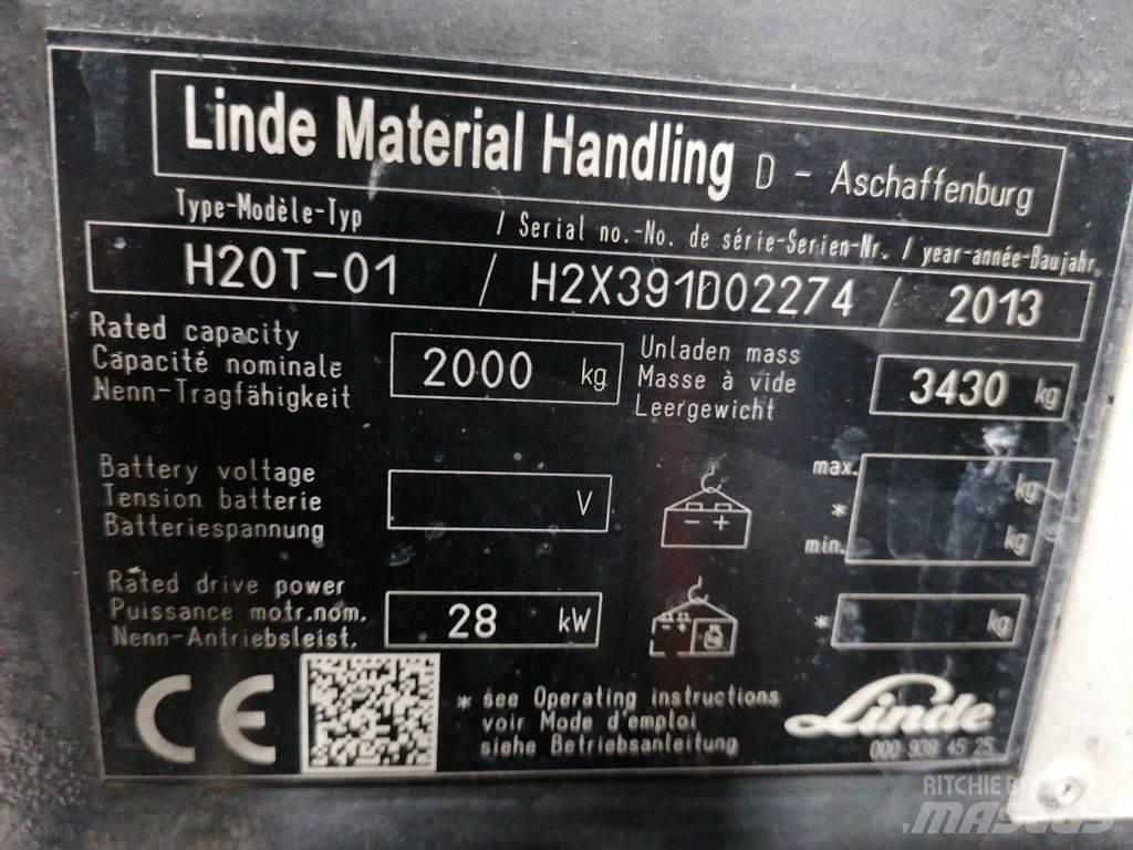 Linde H20T-02 LPGフォークリフト