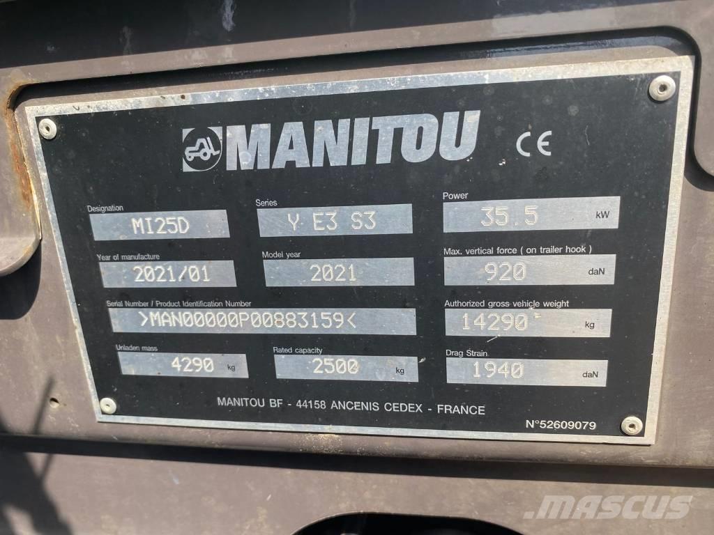 Manitou Mi25D ディーゼル・軽油