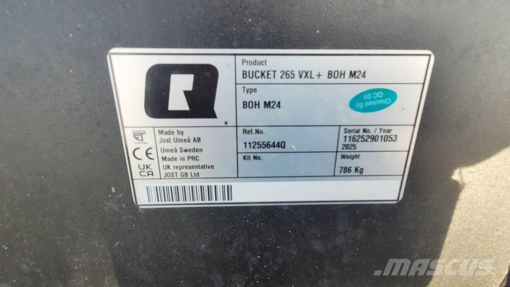 Quicke VXL+ 265 フロントローダーアクセサリー・アタッチメント