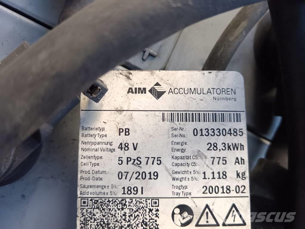 Linde E16H-02-386 バッテリーフォークリフト