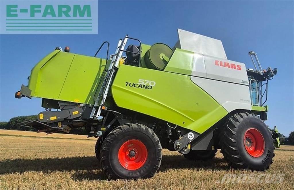 CLAAS tucano 570 コンバイン