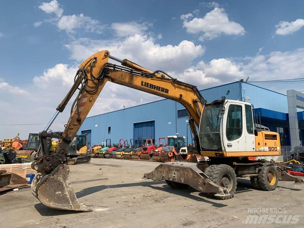 Liebherr A 900 C ホイール式油圧ショベル（パワーショベル・ユンボ・バックホー）