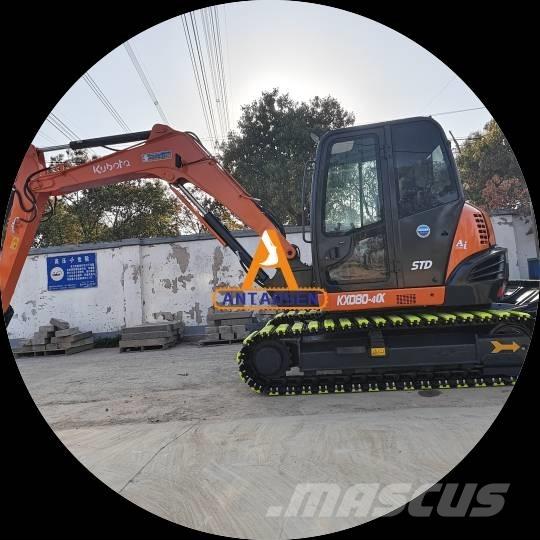 Kubota KX 080-4 中型油圧ショベル 7ｔ-12ｔ（ユンボ・パワーショベル・バックホー）