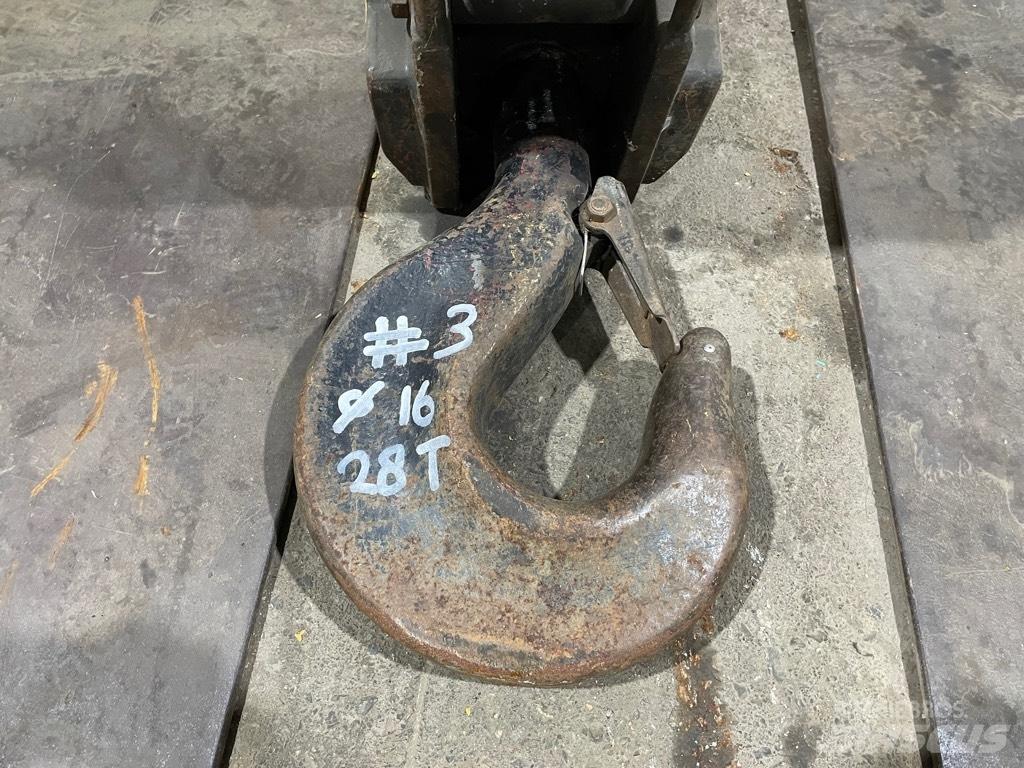 Krupp hookblock 28T クレーン部品と設備