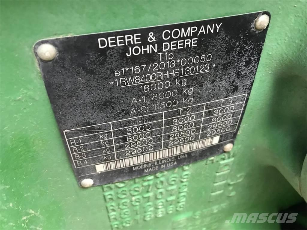 John Deere 8400R トラクター