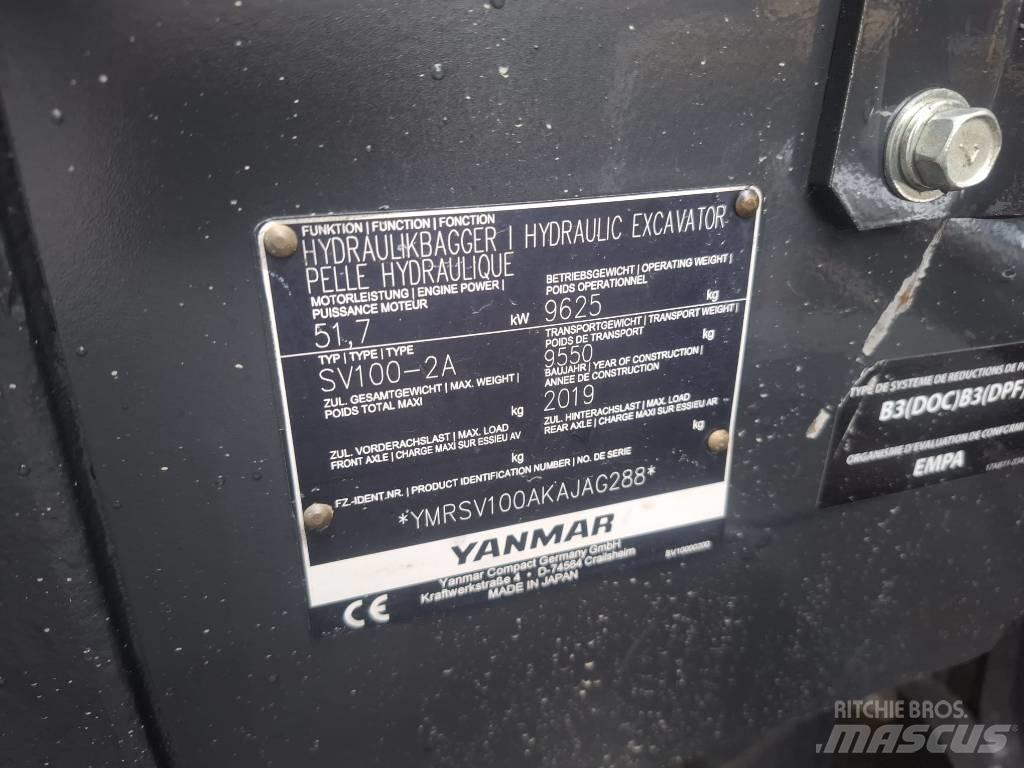 Yanmar SV 100-2A 中型油圧ショベル 7ｔ-12ｔ（ユンボ・パワーショベル・バックホー）