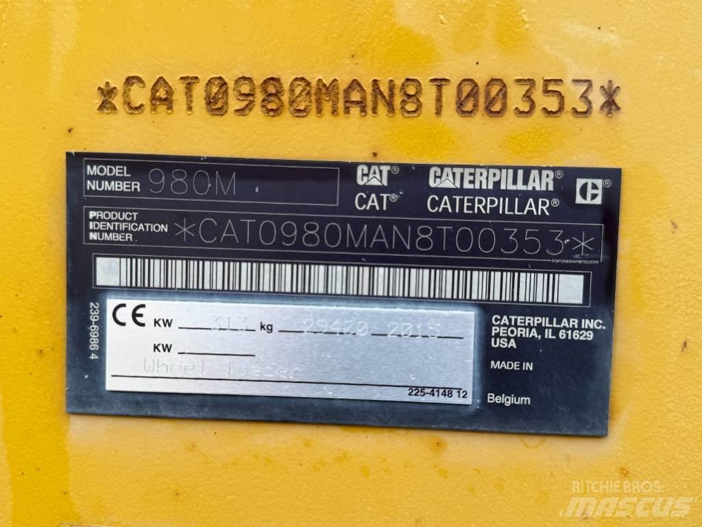 CAT 980 M ホイールローダー・タイヤショベル