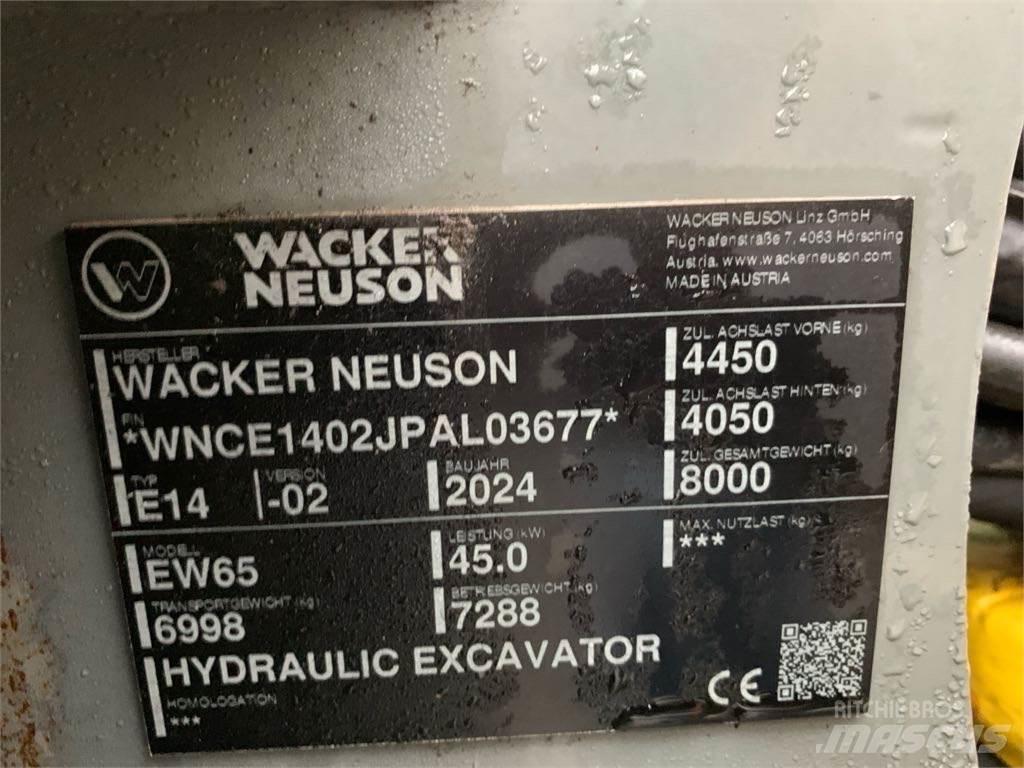 Wacker Neuson EW65 ホイール式油圧ショベル（パワーショベル・ユンボ・バックホー）