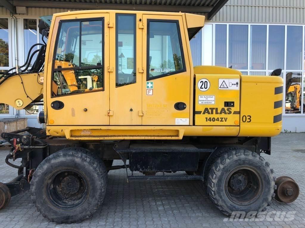 Atlas AB1404K ホイール式油圧ショベル（パワーショベル・ユンボ・バックホー）