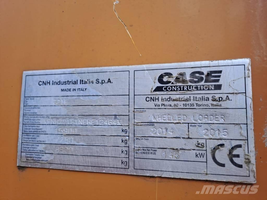 CASE 721 F ホイールローダー・タイヤショベル