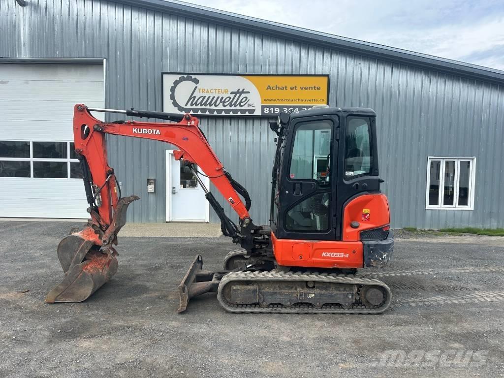 Kubota KX 033-4 ミニ油圧ショベル 7t以下（ミニユンボ・ミニディガー）