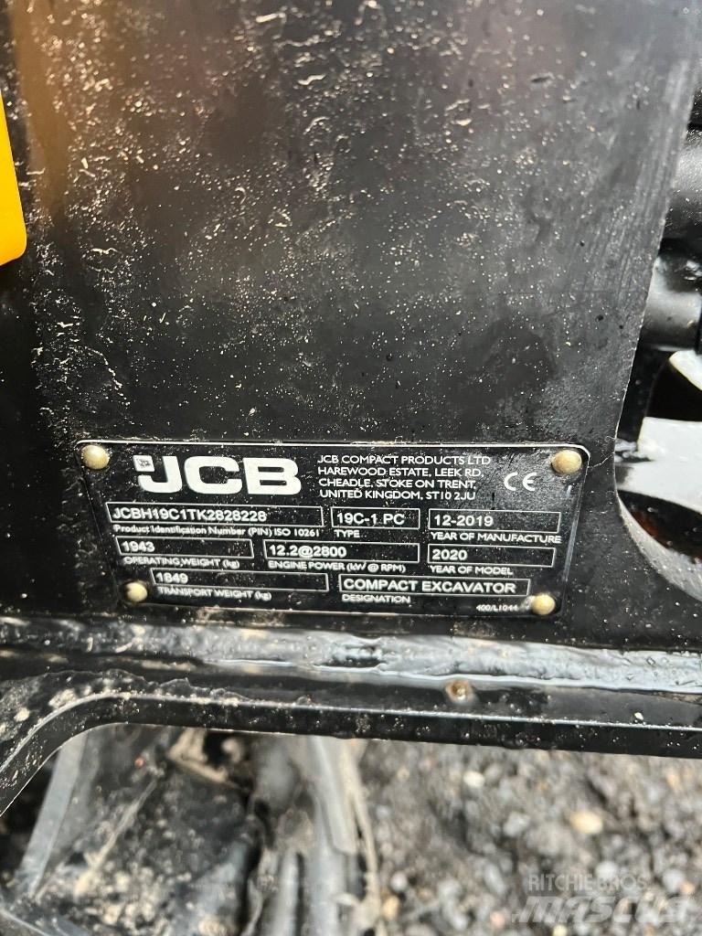 JCB 19 C-1 ミニ油圧ショベル 7t以下（ミニユンボ・ミニディガー）