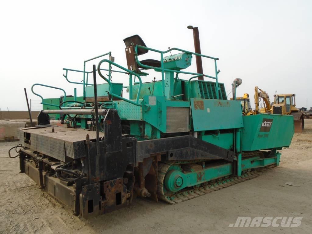 Vögele Super 2000 アスファルトフィニッシャ