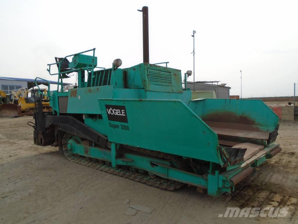 Vögele Super 2000 アスファルトフィニッシャ