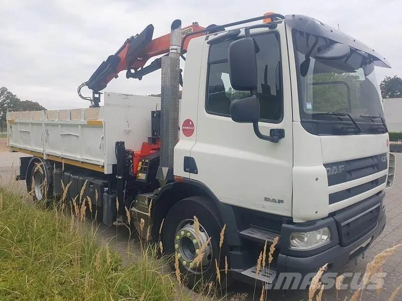 DAF CF 75.310 平ボディー／ウインチトラック