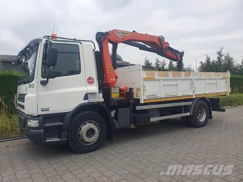 DAF CF 75.310 平ボディー／ウインチトラック