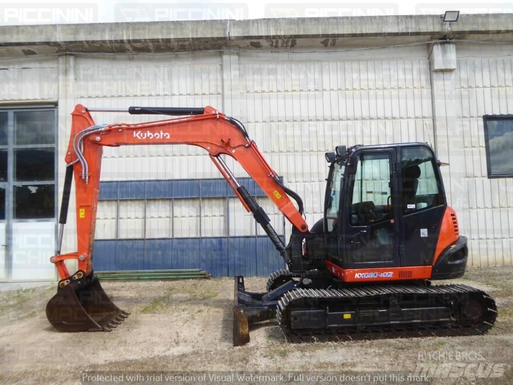 Kubota KX080-4 中型油圧ショベル 7ｔ-12ｔ（ユンボ・パワーショベル・バックホー）