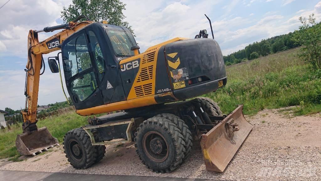 JCB JS 145 W ホイール式油圧ショベル（パワーショベル・ユンボ・バックホー）