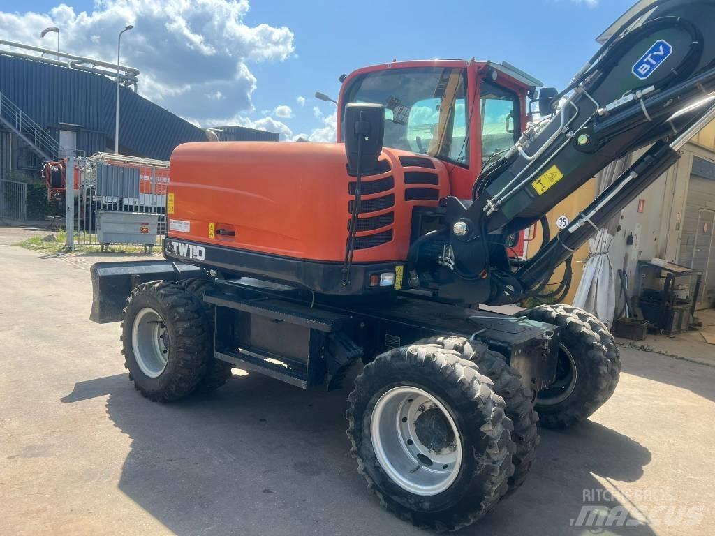 Schaeff TW 110 ホイール式油圧ショベル（パワーショベル・ユンボ・バックホー）