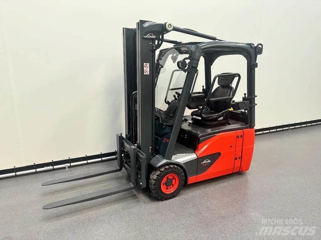 Linde 386 E 16-02 バッテリーフォークリフト