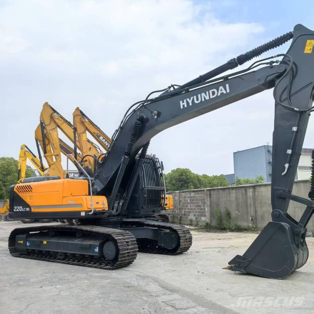 Hyundai r220lc-9s 中型油圧ショベル 7ｔ-12ｔ（ユンボ・パワーショベル・バックホー）