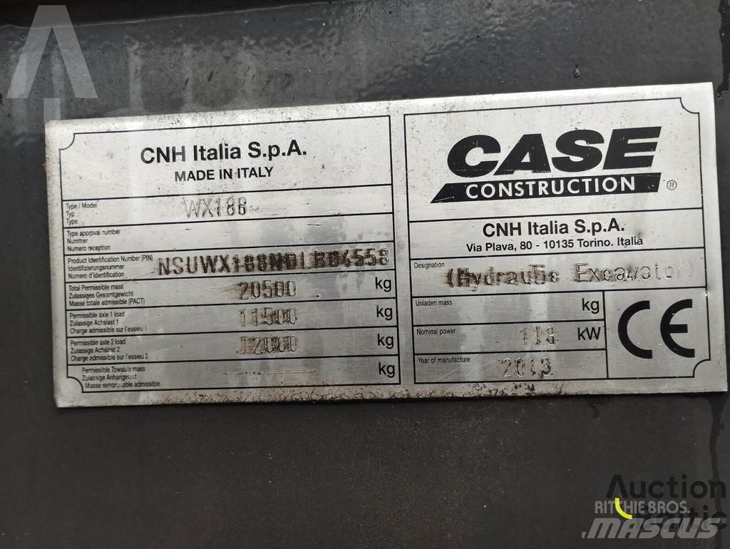 CASE WX 188 ホイール式油圧ショベル（パワーショベル・ユンボ・バックホー）