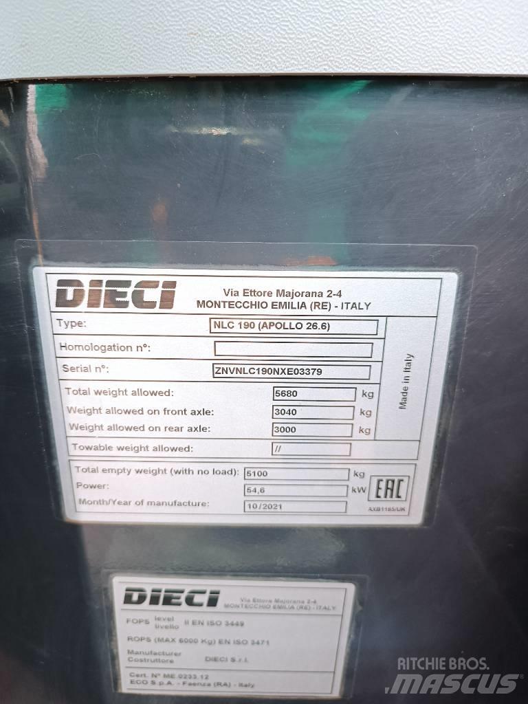 Dieci Apollo 26.6 テレスコーピックハンドラー