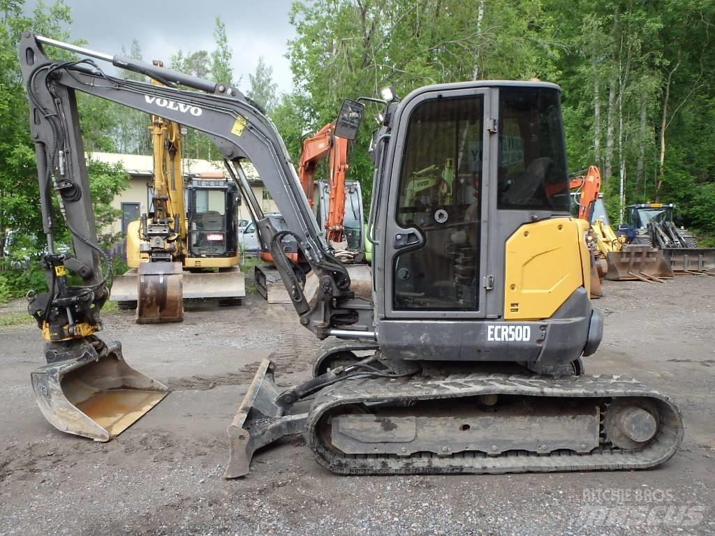 Volvo ECR 50 D ミニ油圧ショベル 7t以下（ミニユンボ・ミニディガー）