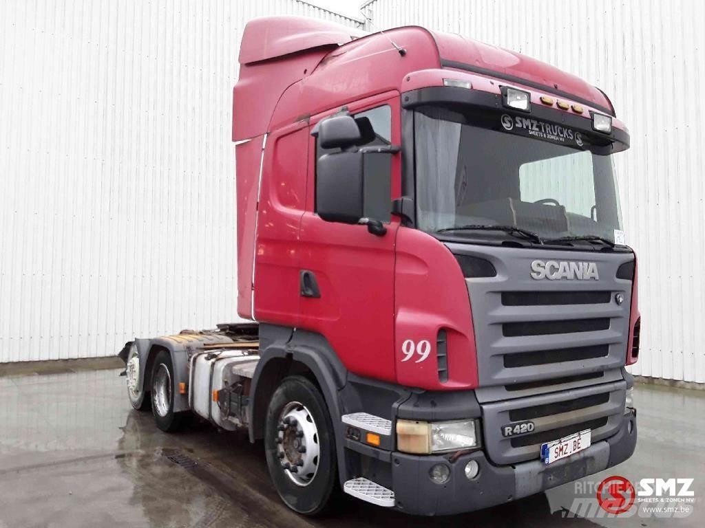 Scania R 420 6x2 中古トラクターヘッド | トレーラーヘッド