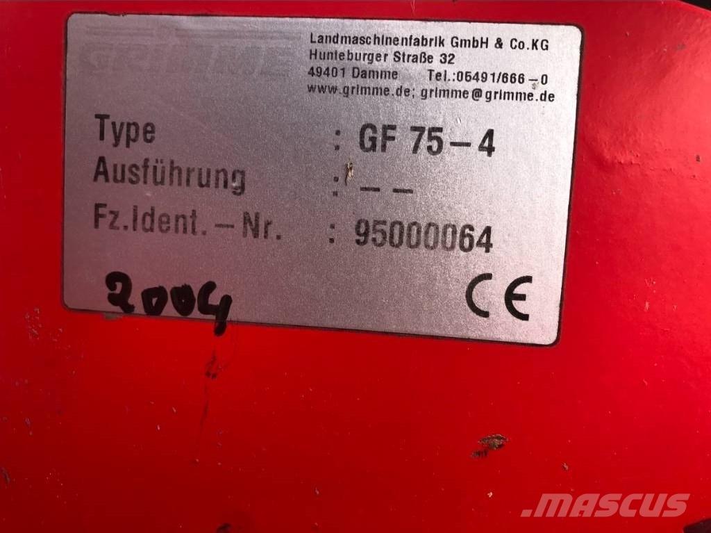 Grimme GF 75-4 畝立て機