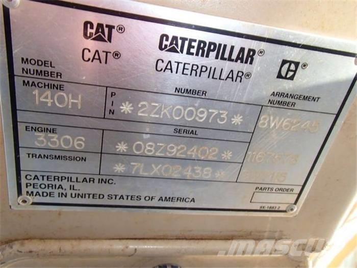 CAT 140 H モーターグレーダー
