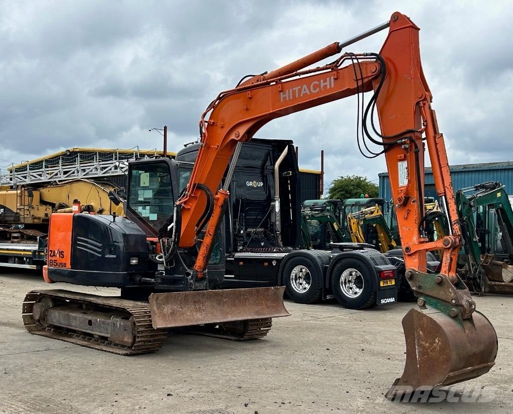 Hitachi Zaxis 85 USB 中型油圧ショベル 7ｔ-12ｔ（ユンボ・パワーショベル・バックホー）