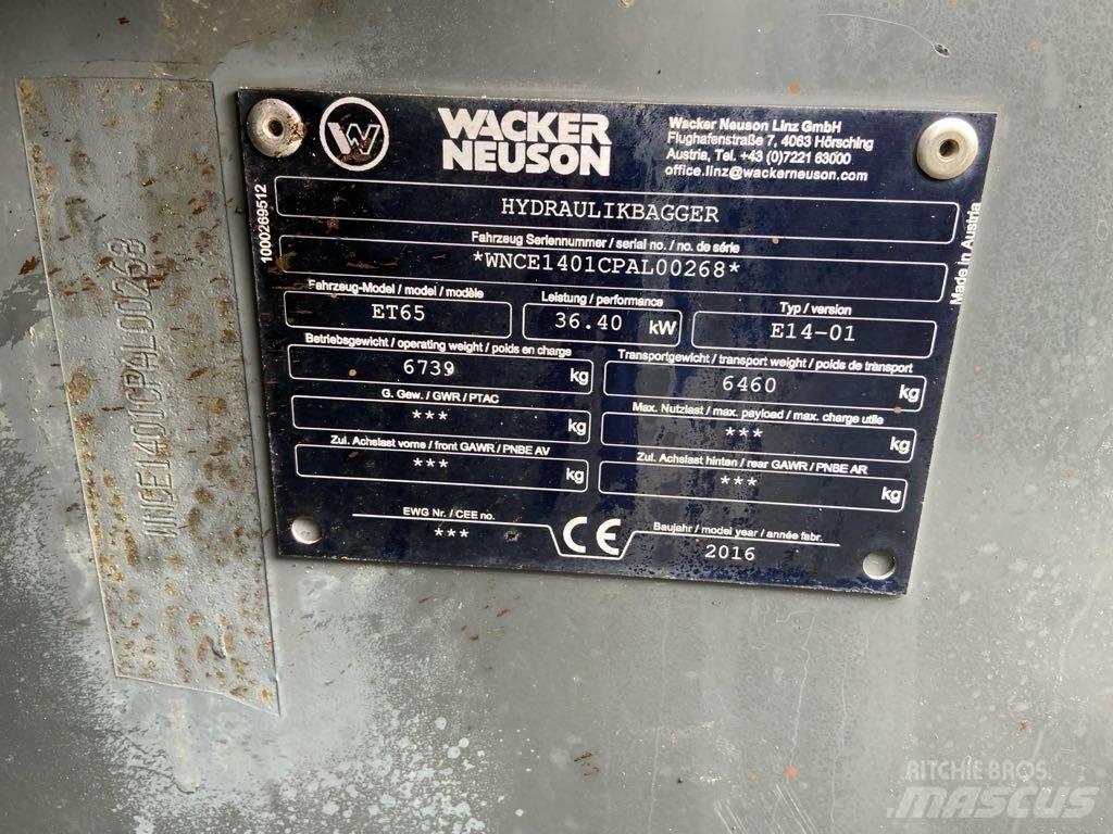 Wacker Neuson ET65 大型油圧ショベル12t以上（パワーショベル・ユンボ）