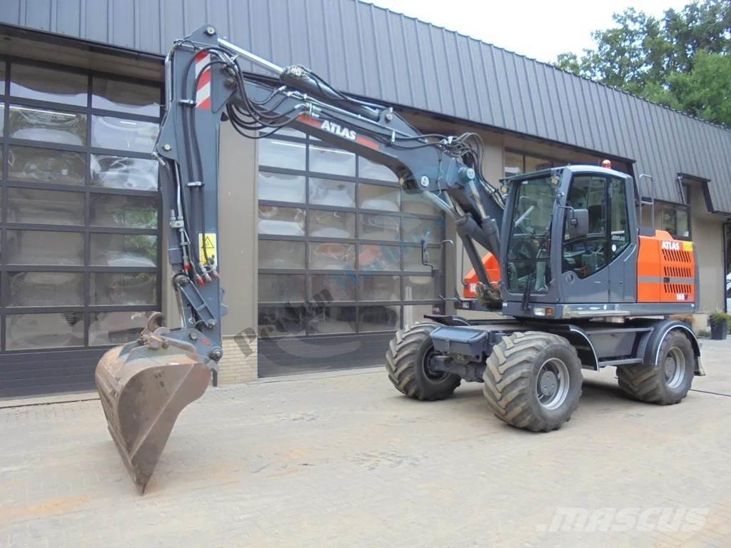Atlas 160 W ホイール式油圧ショベル（パワーショベル・ユンボ・バックホー）