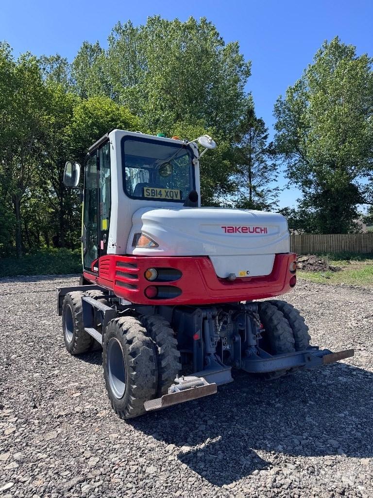 Takeuchi TB 295 W ホイール式油圧ショベル（パワーショベル・ユンボ・バックホー）