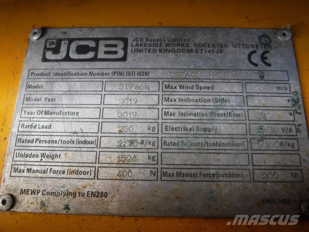 JCB S 1930 E シザースリフト