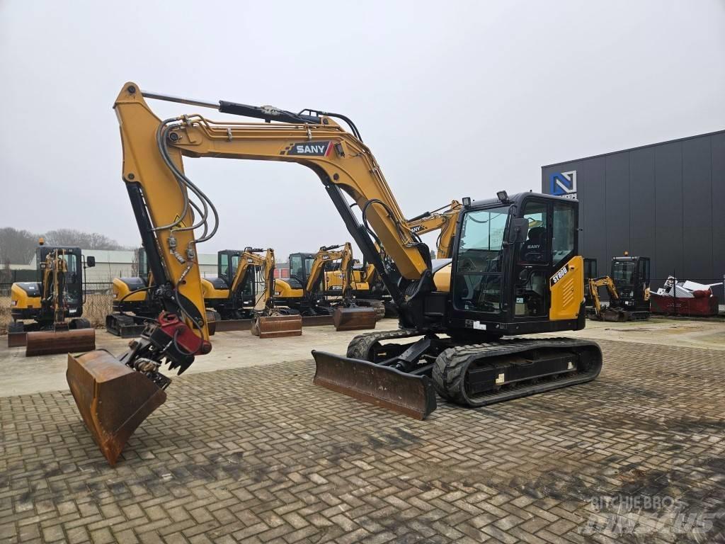 Sany SY 80 U 中型油圧ショベル 7ｔ-12ｔ（ユンボ・パワーショベル・バックホー）