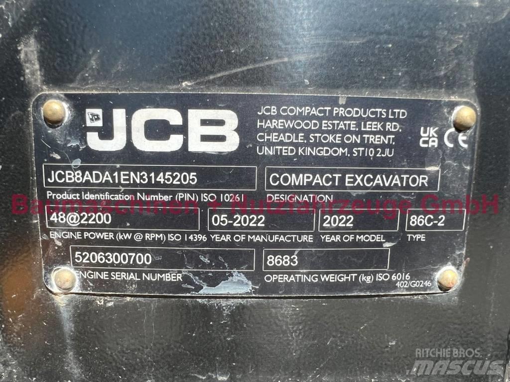 JCB 86C-2 Mono -Demo- 中型油圧ショベル 7ｔ-12ｔ（ユンボ・パワーショベル・バックホー）