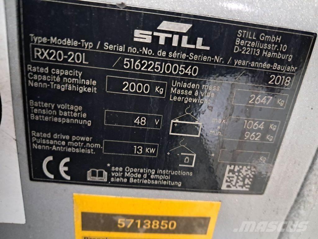 Still RX20-20L バッテリーフォークリフト