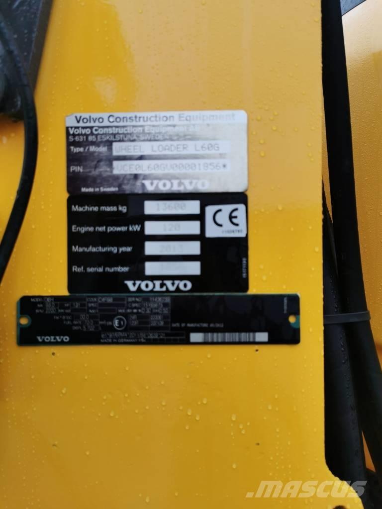 Volvo L60G ホイールローダー・タイヤショベル