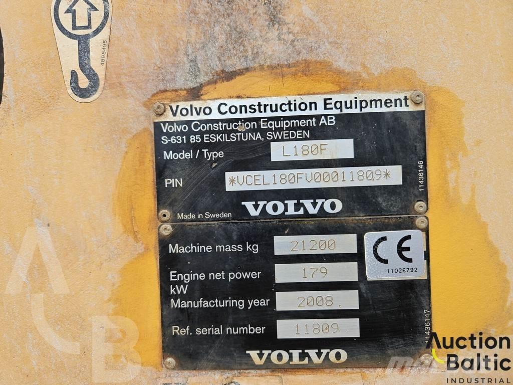 Volvo L 180 F ホイールローダー・タイヤショベル