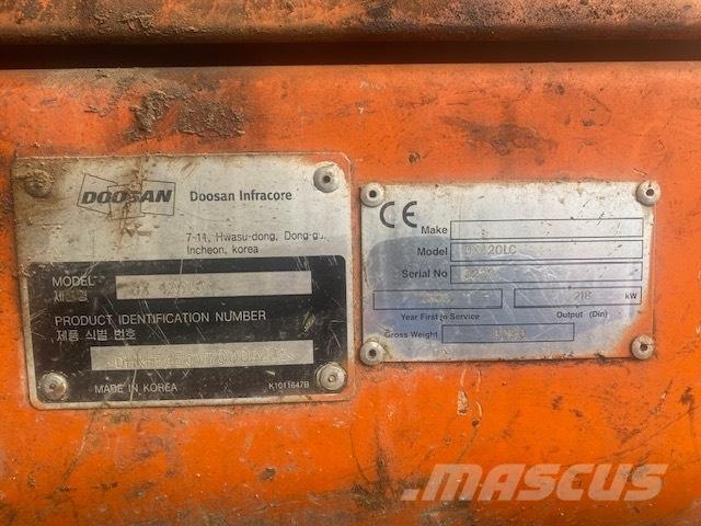 Doosan DX 420 LC 大型油圧ショベル12t以上（パワーショベル・ユンボ）